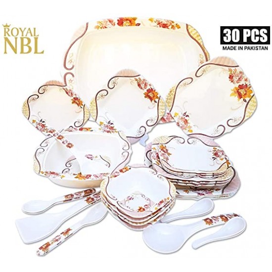 Royal NBL 30 pcs Melamine Dinner Set NBL-KM1005